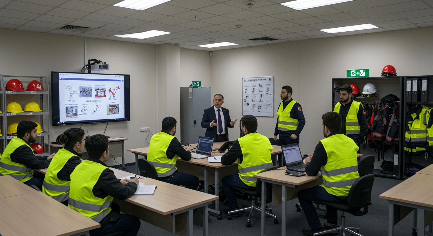 Bakırköy iş güvenliği kursu eğitim sınıfı - Ofis Akademi İSG uzmanlığı eğitimi İstanbul Bakırköy