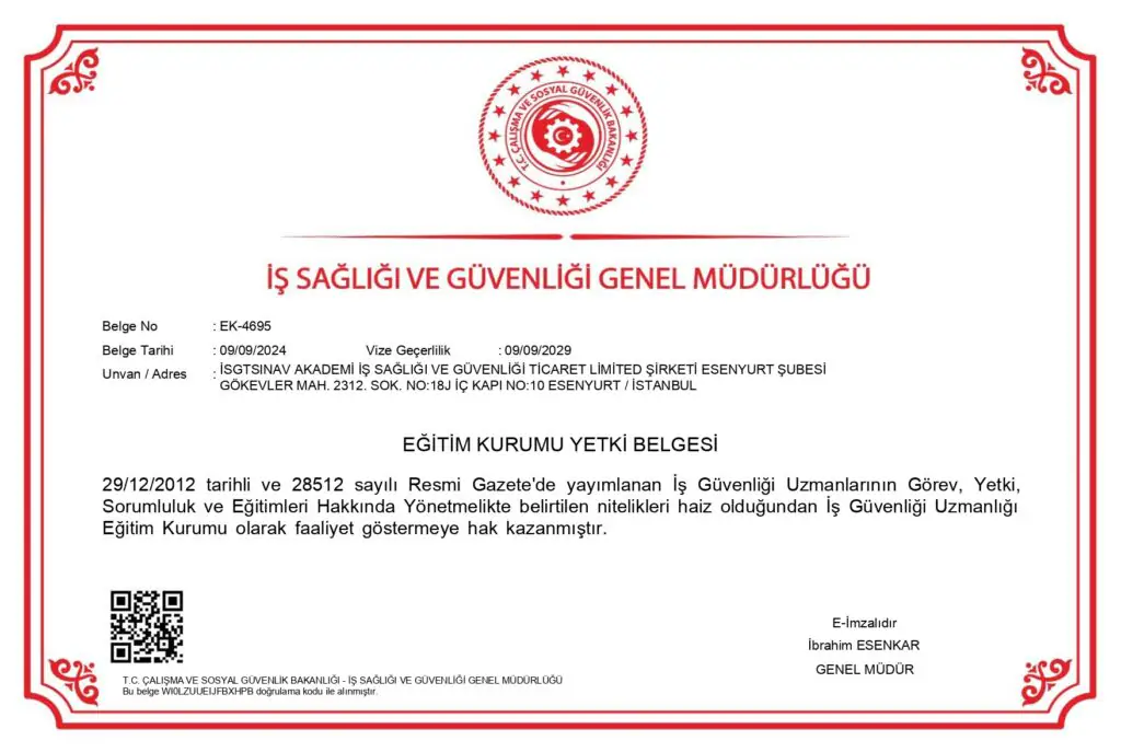 Beylikdüzü Şubesi Yetki Belgesi