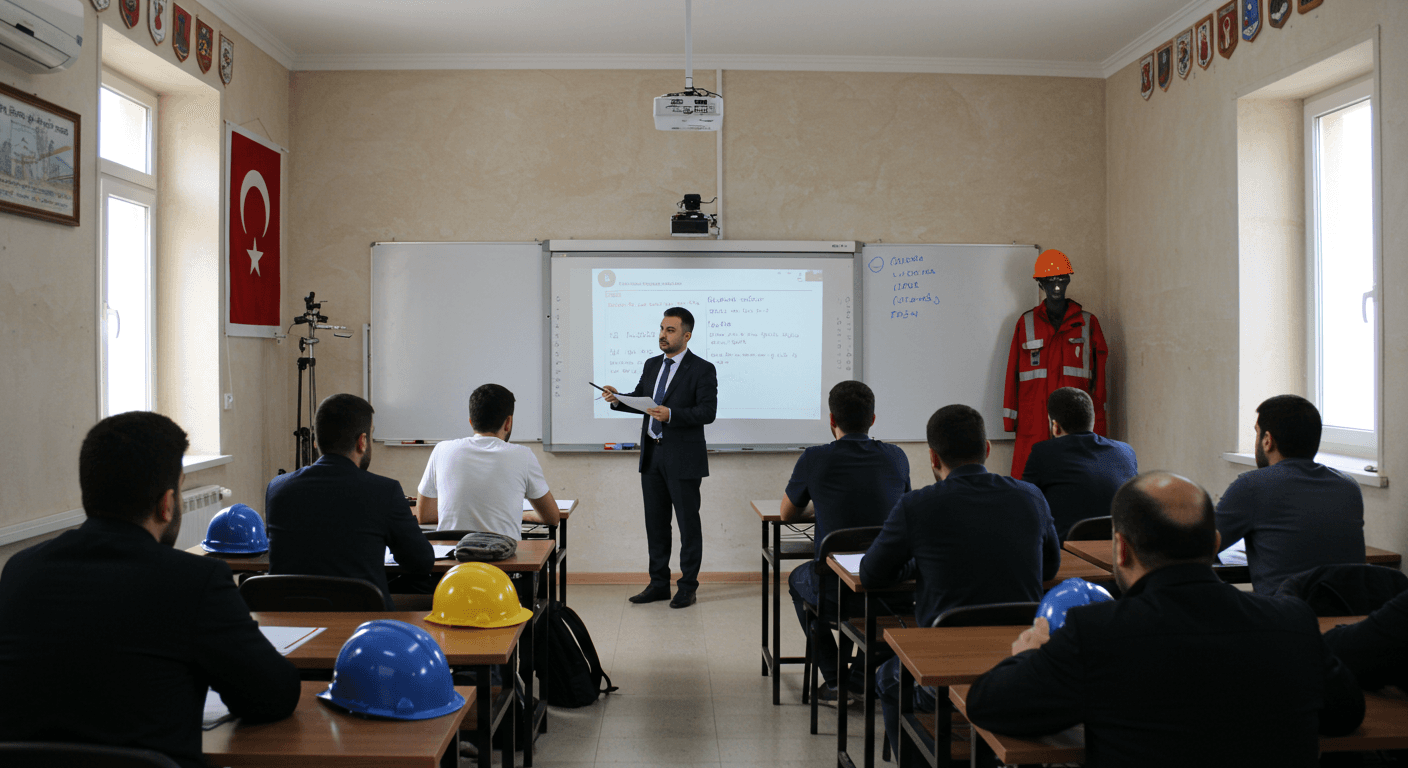 Bergama iş güvenliği kursu eğitim sınıfı - Ofis Akademi İSG uzmanlığı eğitimi İzmir Bergama