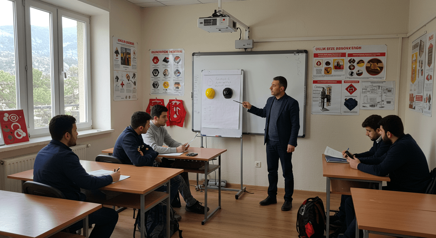 Büyükorhan iş güvenliği kursu eğitim sınıfı - kırsal ormancılık ve kestane tarımı İSG uzmanlığı eğitimi Bursa Büyükorhan