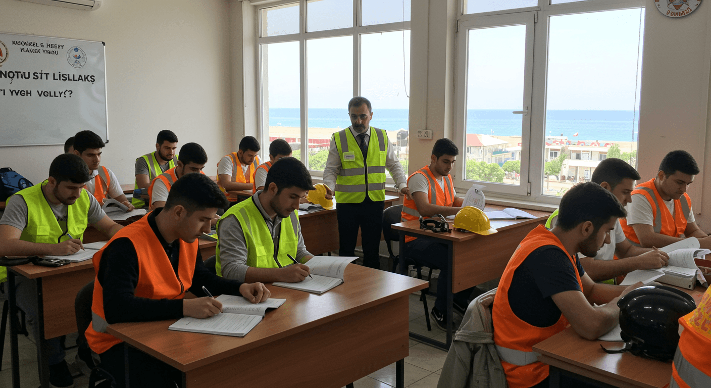 Çeşme iş güvenliği kursu eğitim sınıfı - Ofis Akademi İSG uzmanlığı eğitimi İzmir Çeşme