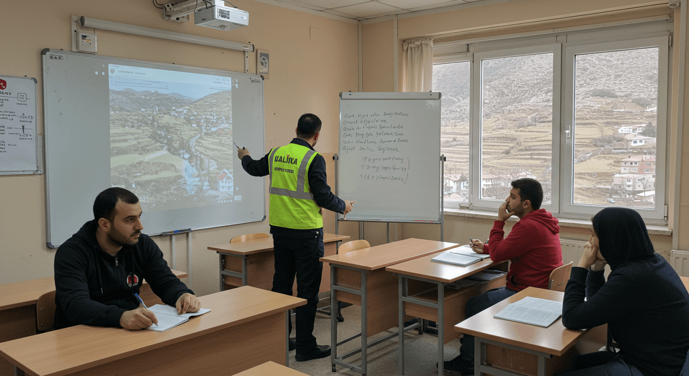 Dicle Diyarbakır iş güvenliği kursu — yem silosu ATEX Zone 20 toz patlaması koruması, mandıra CIP perasetik asit güvenliği ve kırsal tünel kazı İSG eğitimi