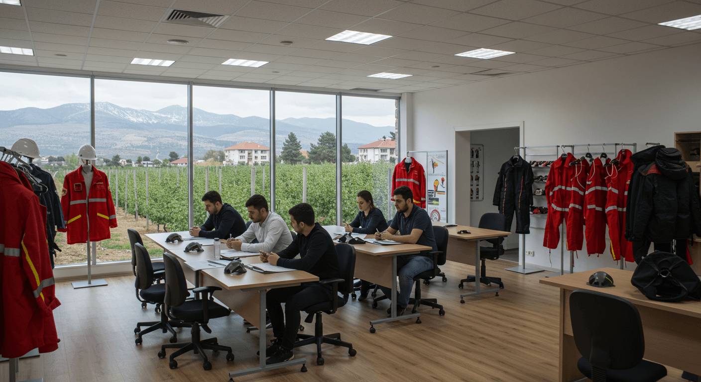 Elmalı iş güvenliği kursu eğitim ortamı - Antalya Elmalı İSG uzmanlık sertifika programı sınıf görüntüsü