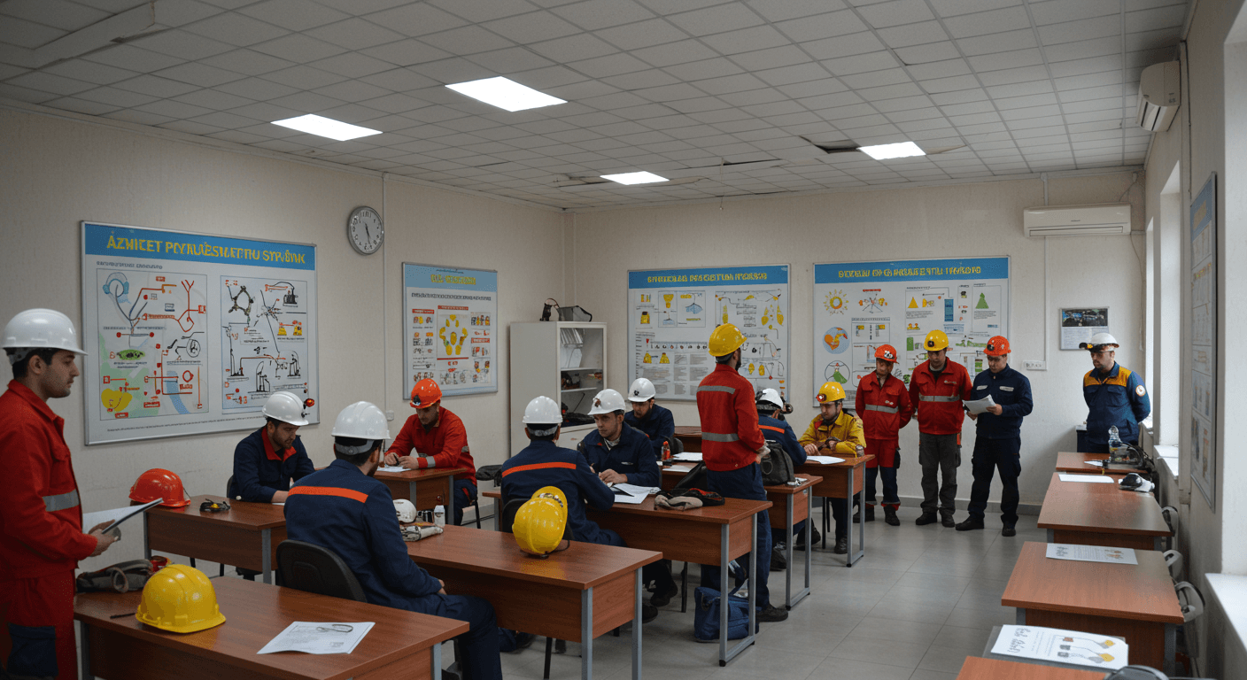 Harmancık iş güvenliği kursu eğitim sınıfı - krom madeni galeri ve açık ocak İSG uzmanlığı eğitimi Bursa Harmancık