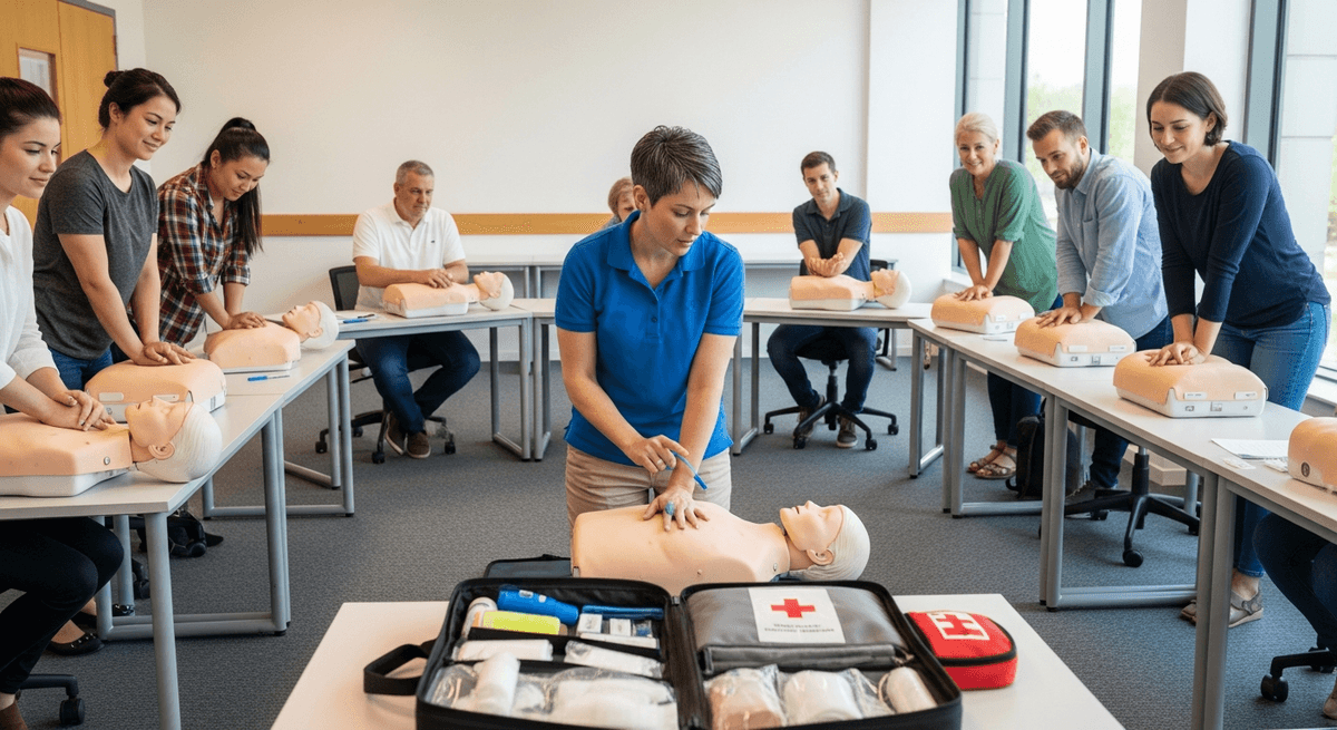 İlk Yardım Eğitimi — CPR ve AED Uygulaması