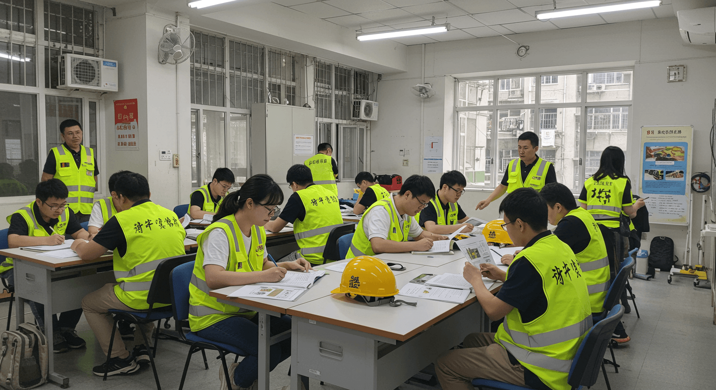 Karabağlar iş güvenliği kursu eğitim ortamı