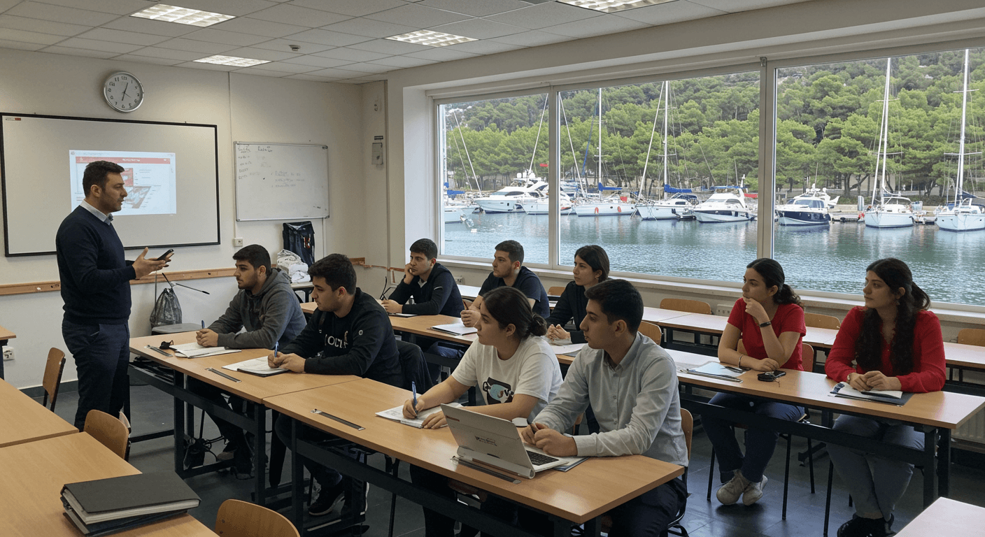 Kemer iş güvenliği kursu eğitim ortamı - Antalya Kemer İSG uzmanlık sertifika programı sınıf görüntüsü
