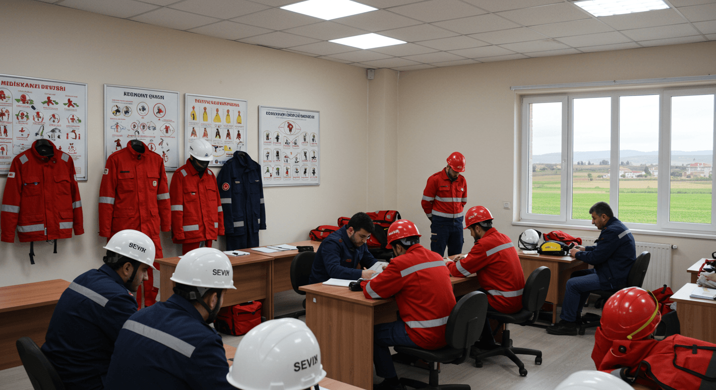 Kestel iş güvenliği kursu eğitim sınıfı - konserve gıda ve tekstil sektörüne özel İSG uzmanlığı eğitimi Bursa Kestel