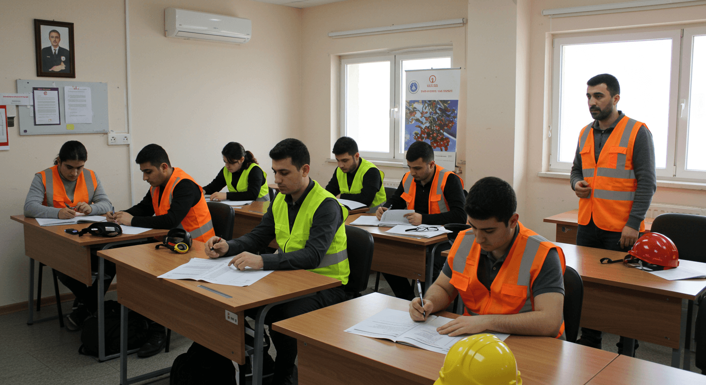 Kiraz iş güvenliği kursu eğitim ortamı - ormancılık ve tarım sektörüne özel İSG uzmanlık eğitimi İzmir Kiraz