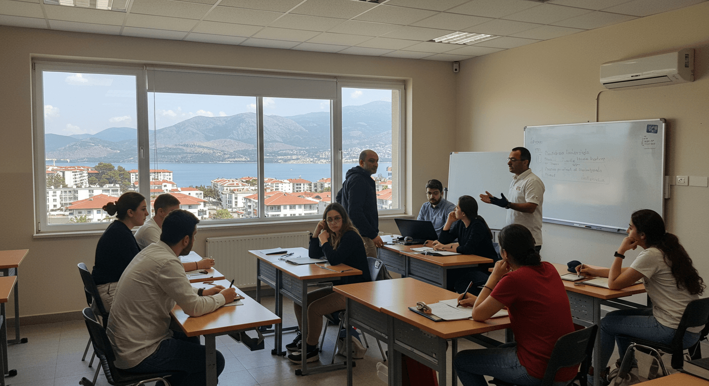 Konyaaltı iş güvenliği kursu eğitim ortamı - Antalya Konyaaltı İSG sertifika programı sınıf görüntüsü