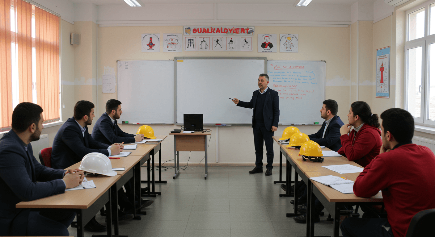 Torbalı iş güvenliği kursu eğitim sınıfı - Ofis Akademi İSG uzmanlığı eğitimi İzmir Torbalı