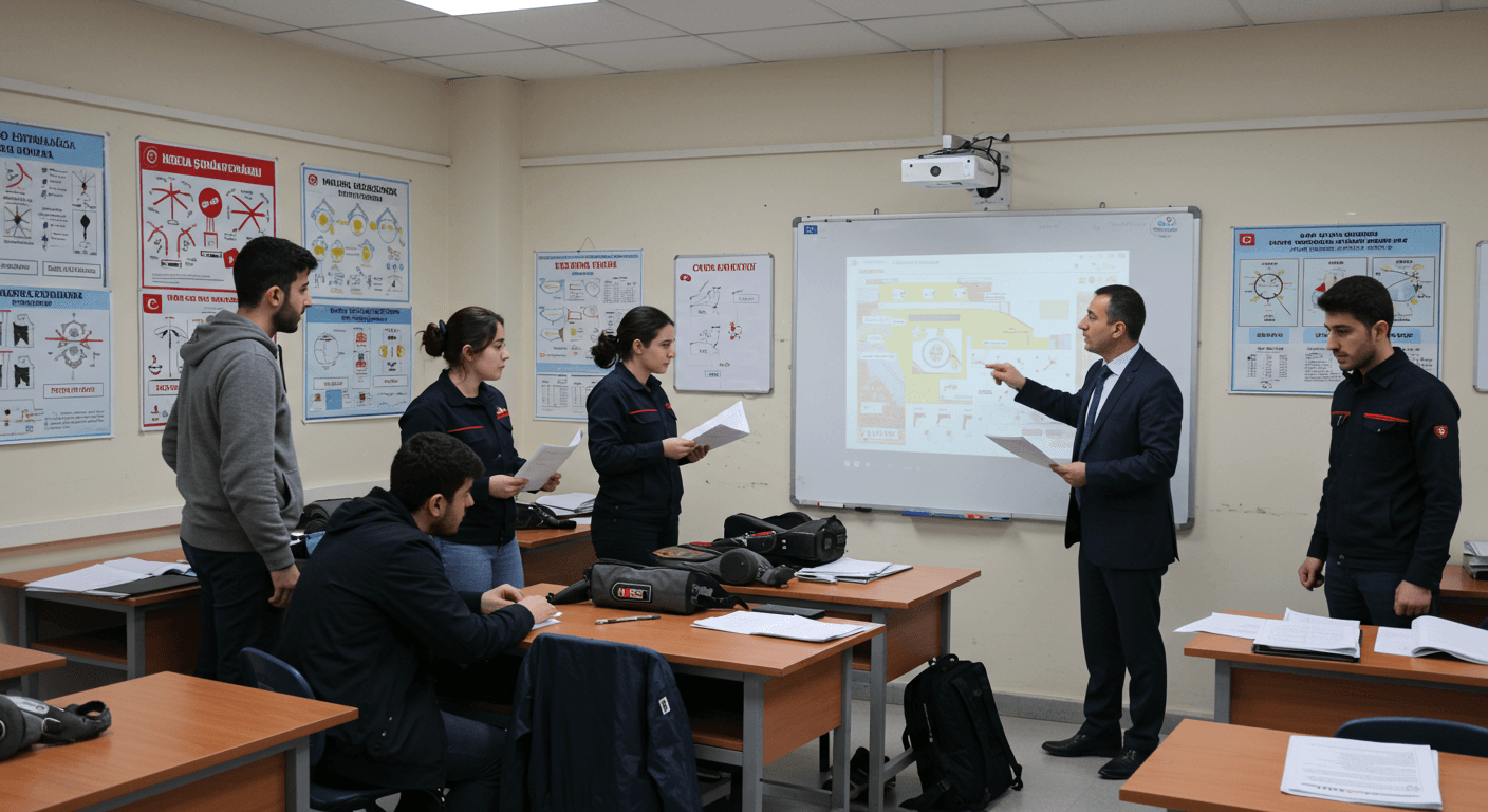 Yıldırım iş güvenliği kursu eğitim sınıfı - tekstil ve mobilya sanayi sektörüne özel İSG uzmanlığı eğitimi Bursa Yıldırım